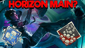 Going for 4k Damage and 20 Kill Badges on Horizon in Apex Legends!