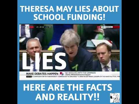 #pmqs-theresa-may-mislead-parliament-again-#schoolcuts-the-lies,-facts-and-reality-#enoughisenough