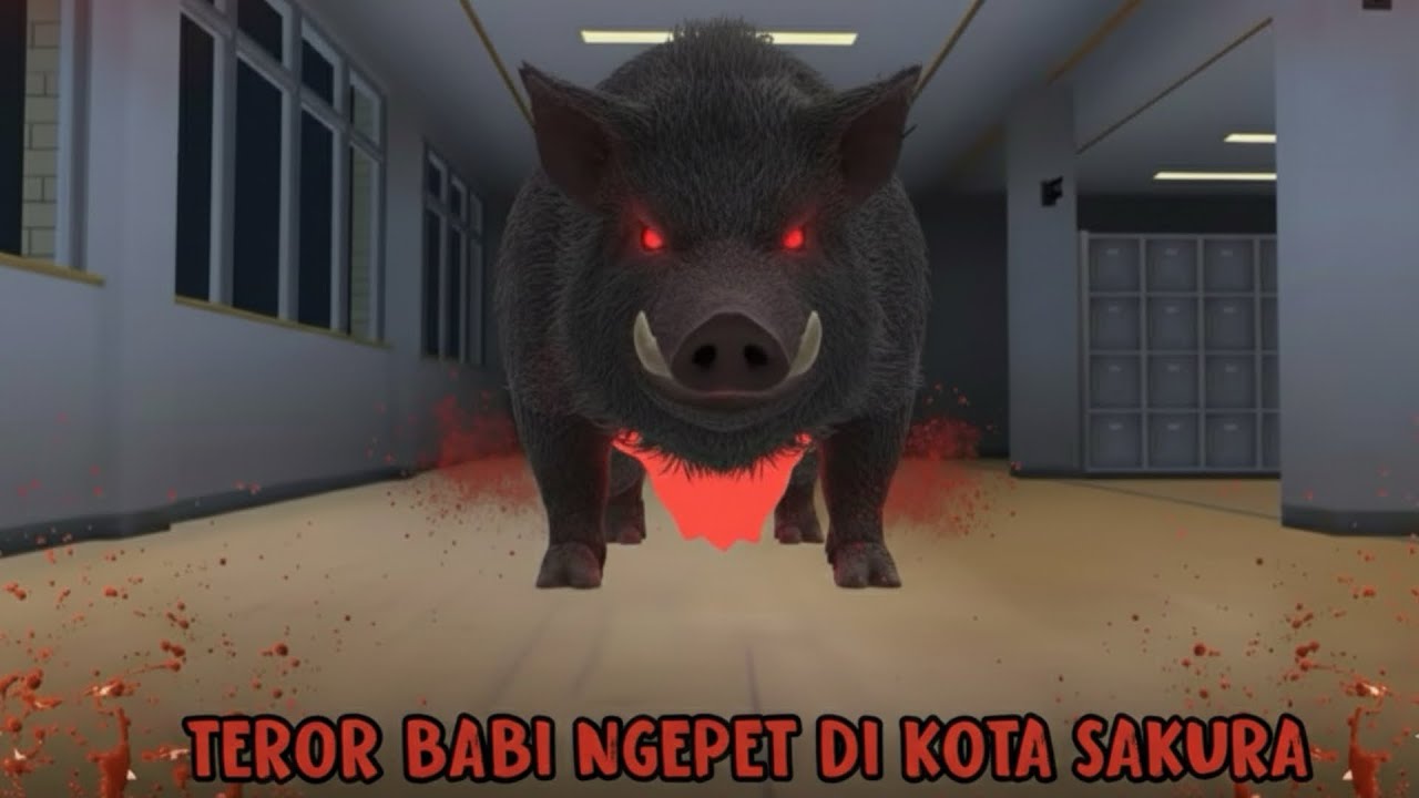 BABI NGEPET MENGHANTUI KOTA SAKURA | CERITA HANTU SAKURA SCHOOL SIMULATOR 