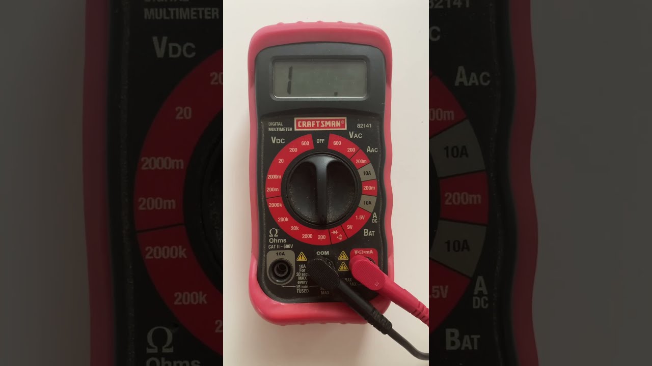 Measuring Resistance With A Multimeter The EASY WAY