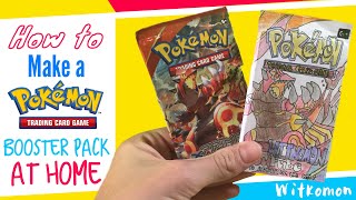 How to Make a Pokemon Booster Pack!