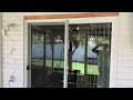 Installing a sliding patio door