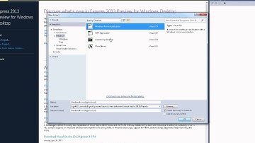 Programmering C# Windows Desktop visual studio 2013 express installation del 3 #mbo13prr01
