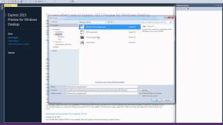 Programmering C Desktop Visual Studio 2013 Express Installation Del 3