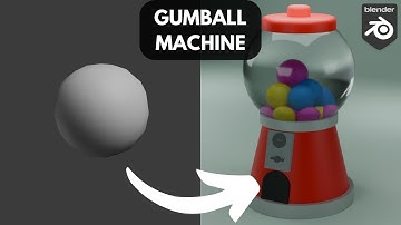 Create a Gumball Machine in Blender