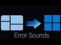 evolution of windows error sounds (1.0-11) 1985-2022