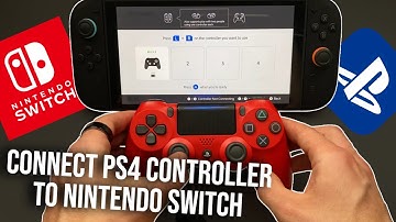 How to connect PS4 controller to Nintendo Switch
