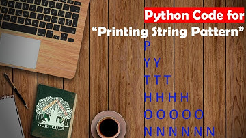 Learn Python in Tamil | How to print Pyramid Pattern With Strings | GURUKULA | [TAMIL]