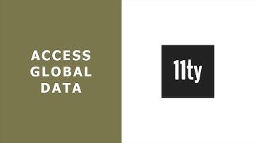 Access Global Data In Eleventy