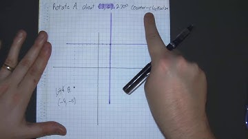 Rotate About a Point not the origin 270 Counter Clockwise Visual