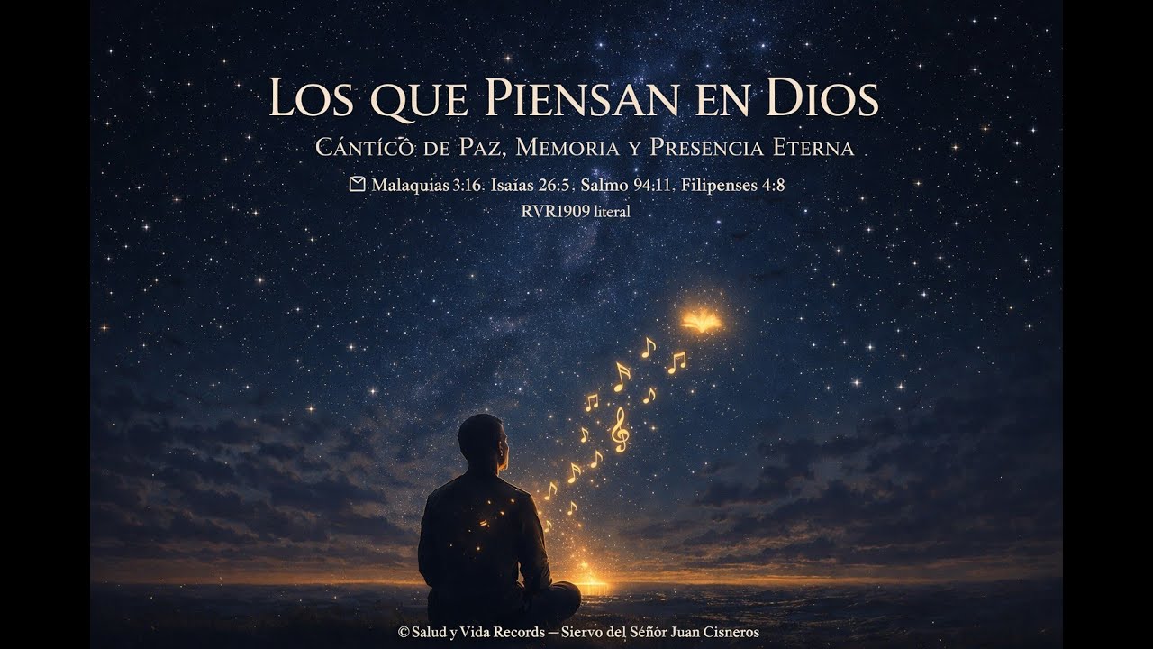 🎵 LOS QUE PIENSAN EN DIOS  Cántico de Paz, Memoria y Presencia Eterna 📖 Inspirado en Malaquías 3 1