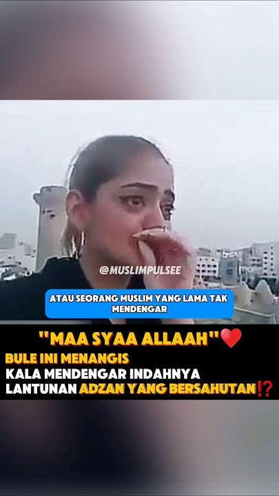 non muslim menangis mendengar adzan⁉️😢#reaksi #adzan #mualaf #muallaf #muallafdunia #kisahmualaf