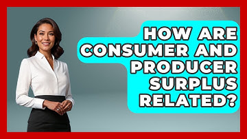 How Are Consumer And Producer Surplus Related? - Learn About Economics