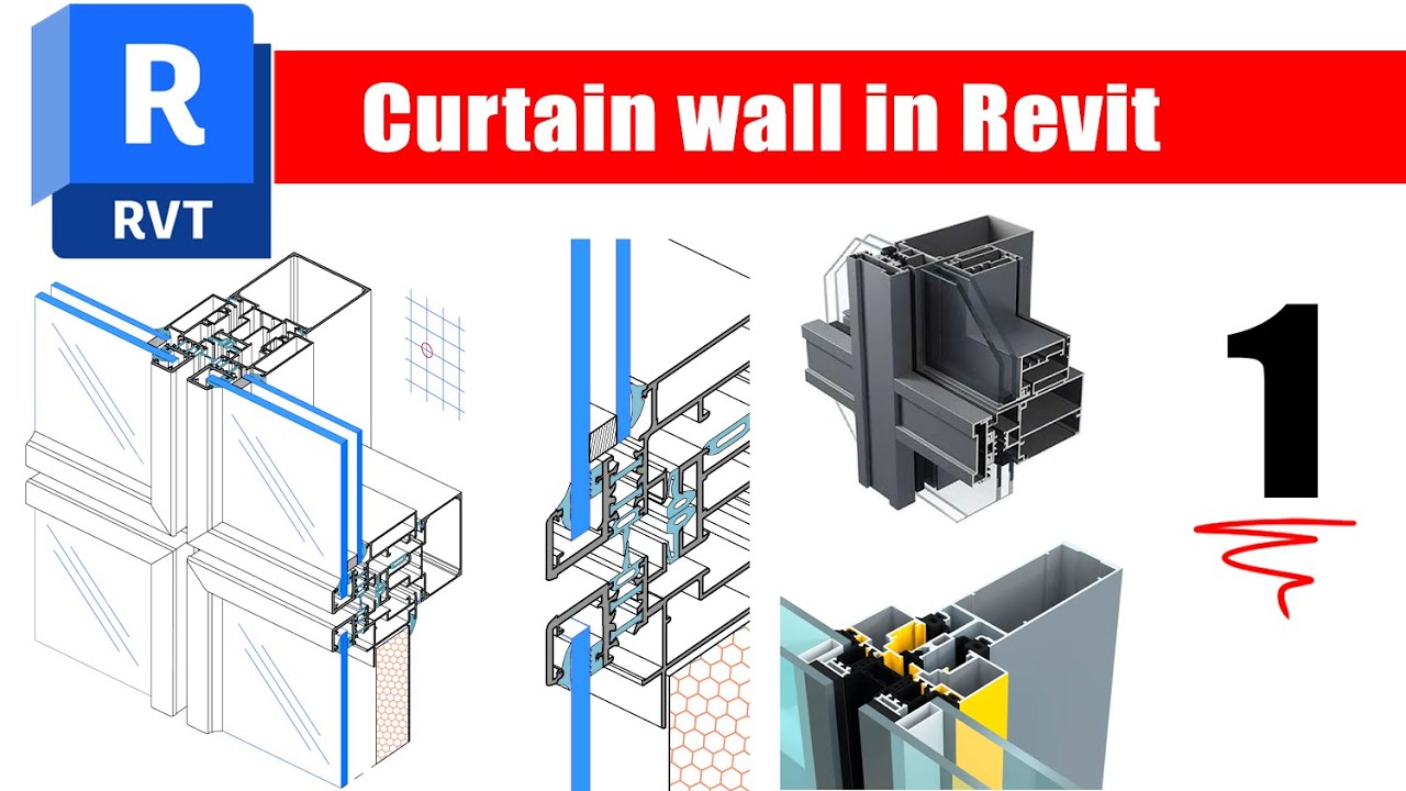 1. Архитектурная навесная стена в Revit 🔴 Введение