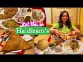 Best indian street food you need to try in haldirams  haldirams mumbai restaurant vlog