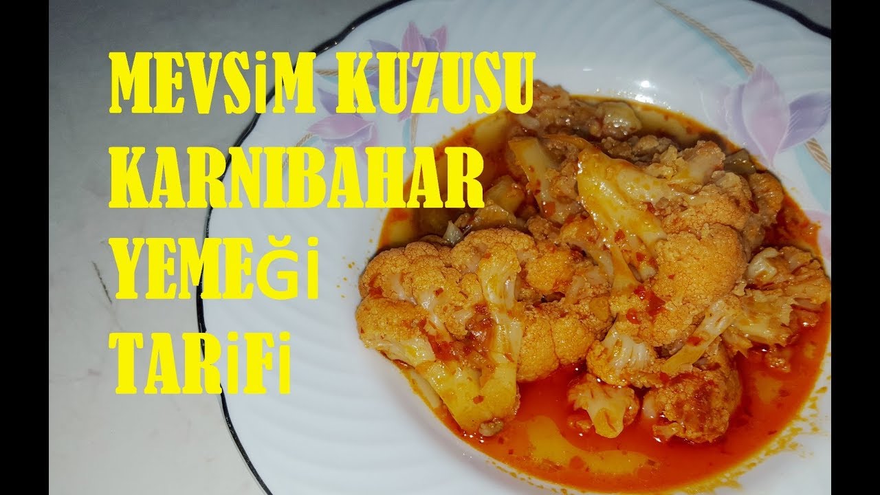Kıymalı Karnabahar Tarifi / Sebze Ev Yemekleri YouTube