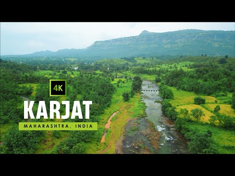 Countryside City in India 🇮🇳 | Karjat, Maharashtra | India in 4K