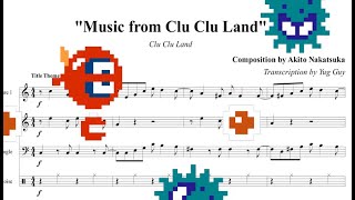 Music From Clu Clu Land Nes - Full Transcription