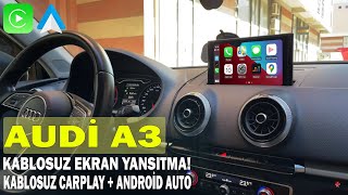 Audi A3 | Orijinal Ekrana Kablosuz Carplay Aktivasyonu!