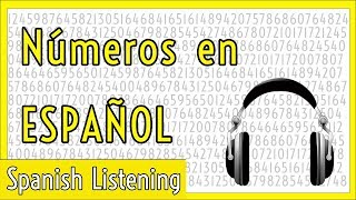 Spanish numbers. Números en español: Listening exercise