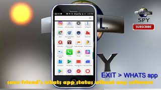 Whatsapp Trick | How to Download Whatsapp Status in Tamil | without any software | tamilspy screenshot 2