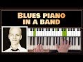 Play blues piano in a band! left hand comping for soloing