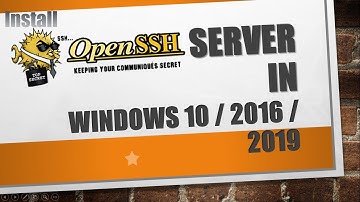How to Install OpenSSH Server In Windows?