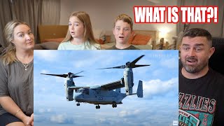 New Zealand Family React to The V-22 OSPREY ($84M AIRPLANE OR HELICOPTER OR BOTH?!)