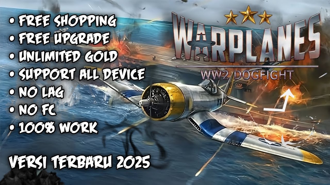 Warplanes WW2 dogfight mod apk versi 2.3.6 tahun 2025 YouTube