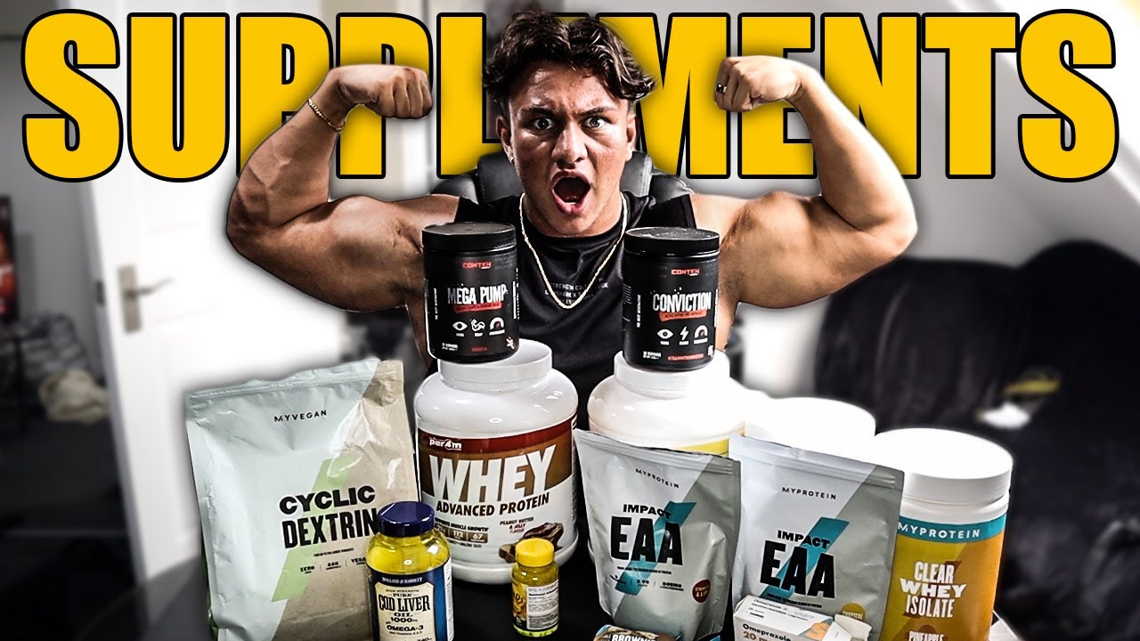 WHAT SUPPLEMENTS I TAKE ?! | supplements for muscle growth and health | 20 year old bodybuilder