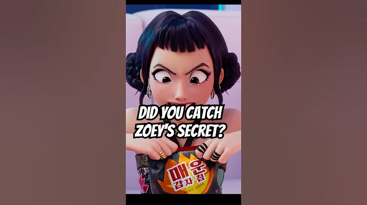 Did you catch Zoey's secret in K-Pop Demon Hunters? #KDH #Kcontent