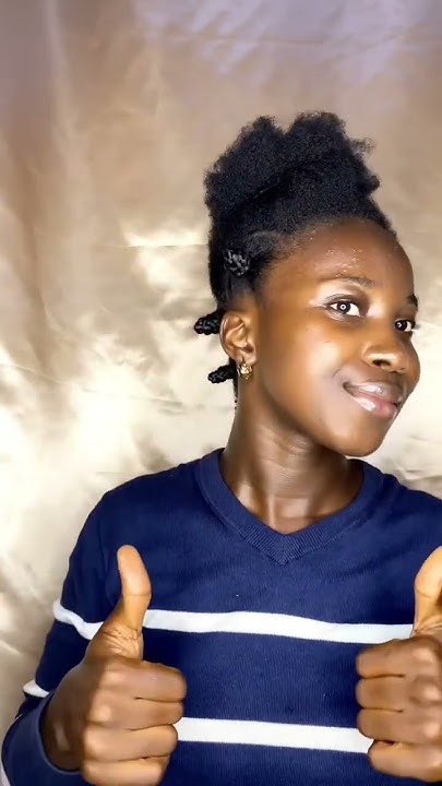  BANTU KNOTS 🔥 ️ #tutorial #bantuknots #naturalhair #reels #braids # ...