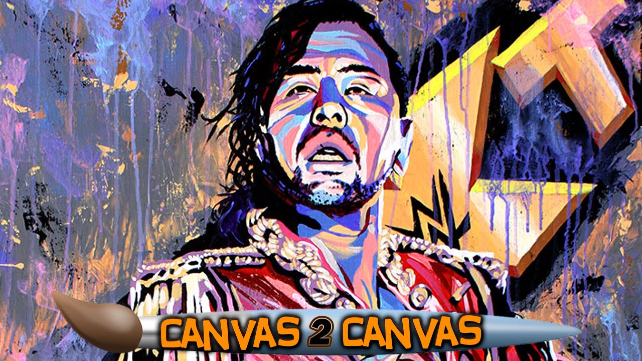 The King of Strong Style hits the canvas and joins