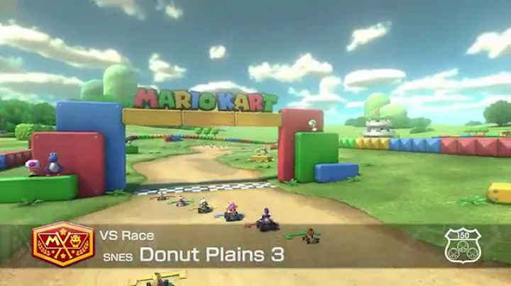 Mario Kart 8 Donut Plains 3 Direct-Feed HD