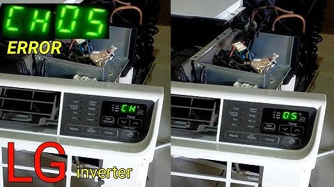 LG CH05 ERROR (a simple repair)