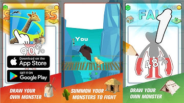 Draw Monster: Battle Farm Gameplay Walkthrough Part 1 - Level 1 ~ 15 (Android, IOS)