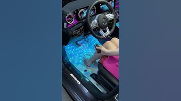 Remote-Controlled RGB USB Car Lights for Interior Ambience
