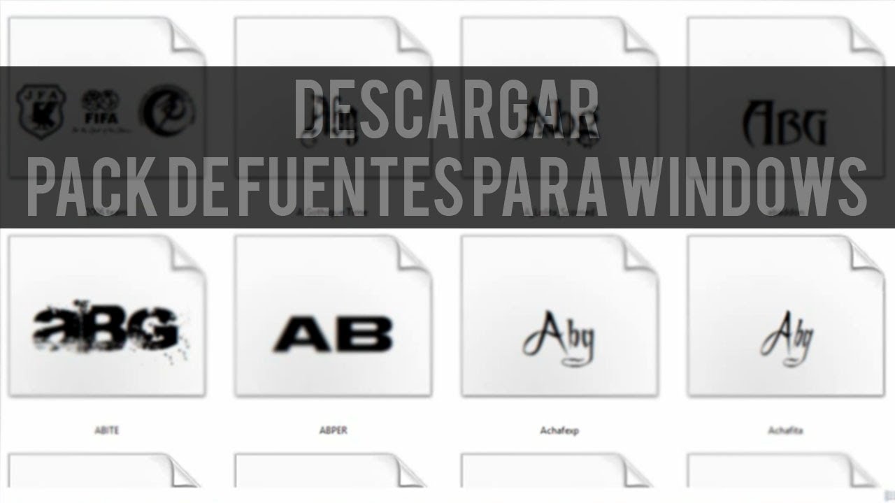 descargar fuentes windows descargar fuentes windows