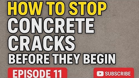 “How to Stop Concrete Cracks Before They Begin – Episode 11” ✅