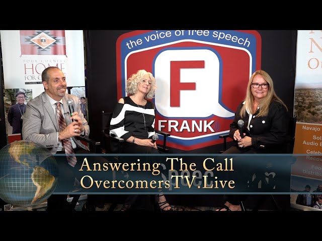 ANSWERING THE CALL  - Donna Watson & Hope In The Dark at NRB 2023 on Overcomers.TV & FrankSpeech.com