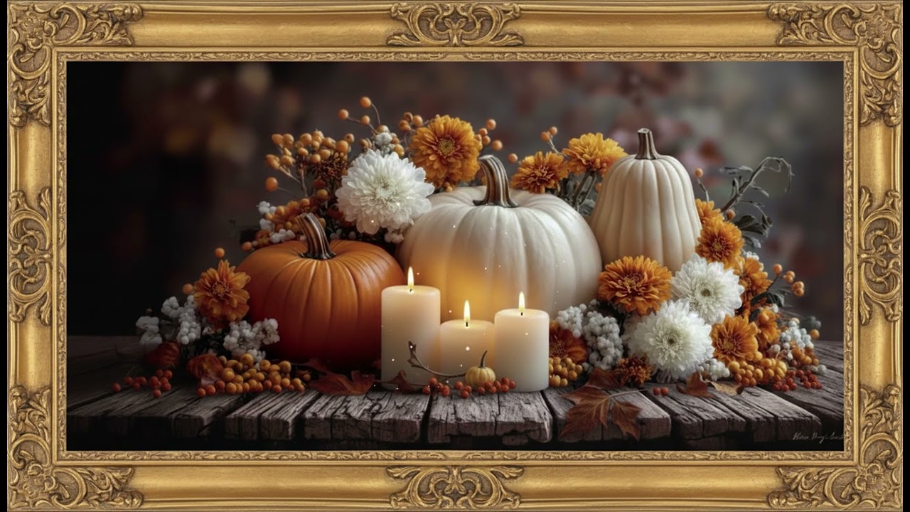 Cozy Christmas Art in 4K | Holiday Framed Painting Slideshow for Relaxing Winter Ambience