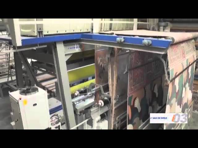 Van de Wiele double rapier weaving machine for distance fabrics