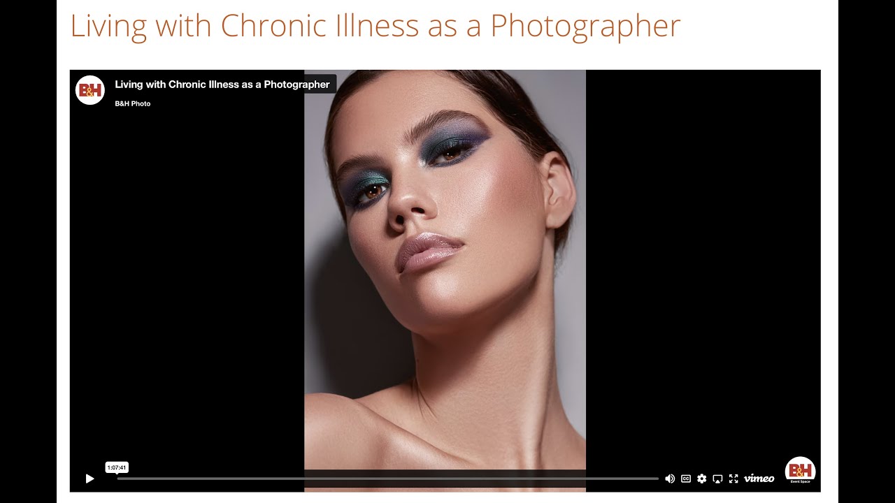 B&H Event Space - Living with chronic illness as a photographer