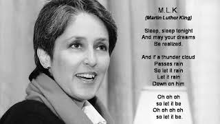 Joan Baez - MLK/The gunner&#39;s dream