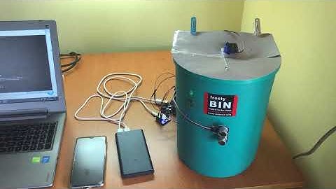 Demonstration of Smart Dustbin using Bolt Wifi module and Arduino