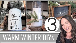 3 FARMHOUSE HIGH-END Winter DIYs 🌲 DOLLAR TREE & Trash to Treasure WINTER DIYS 🌲 2021 ALL NEW DIYs