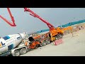 Big Concrete Pump Truck Working 🚜🔥 Satisfying Construction #shorts