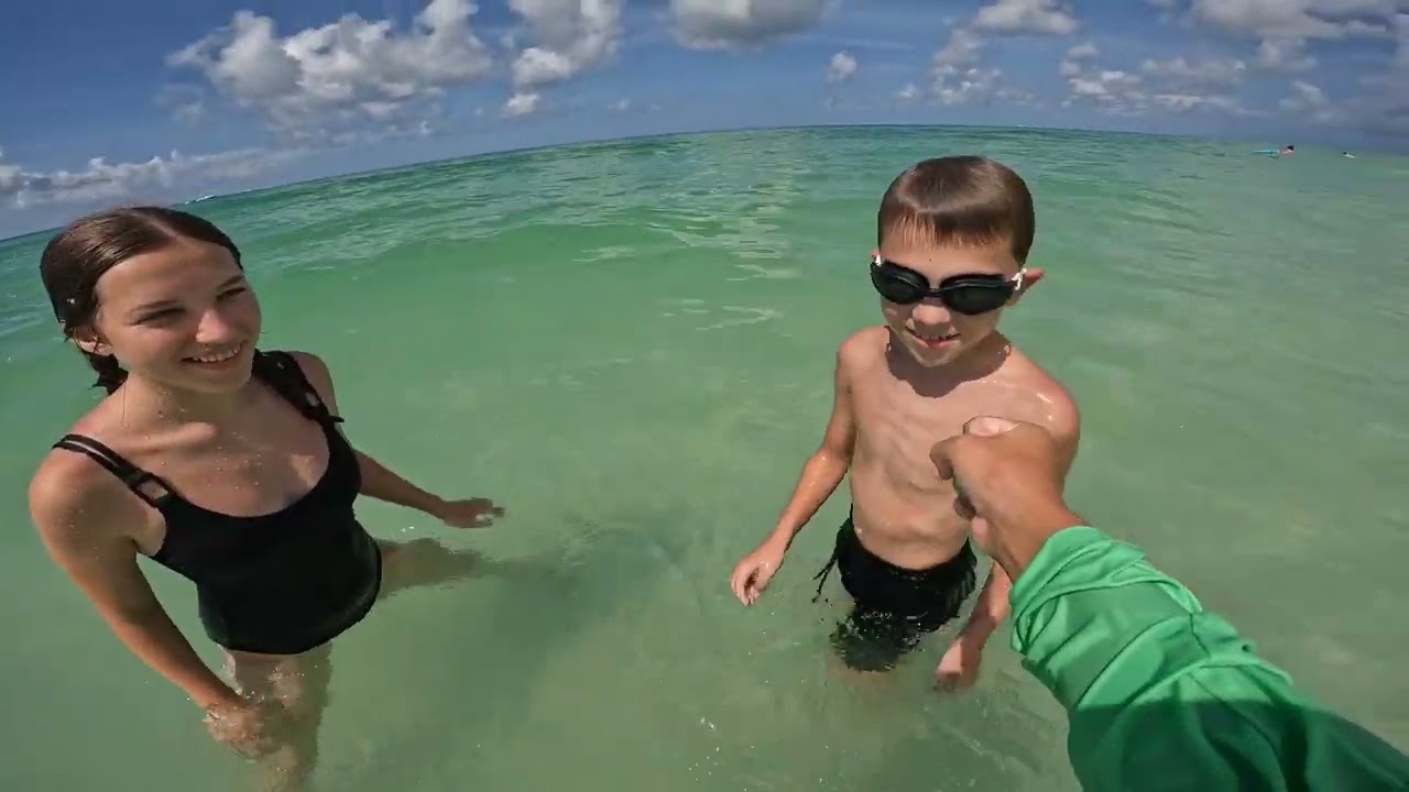 Going to the beach with family