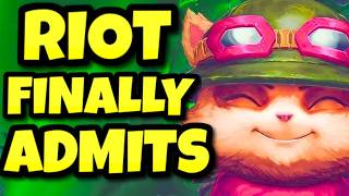 The Teemo Support build that RIOT says is broken