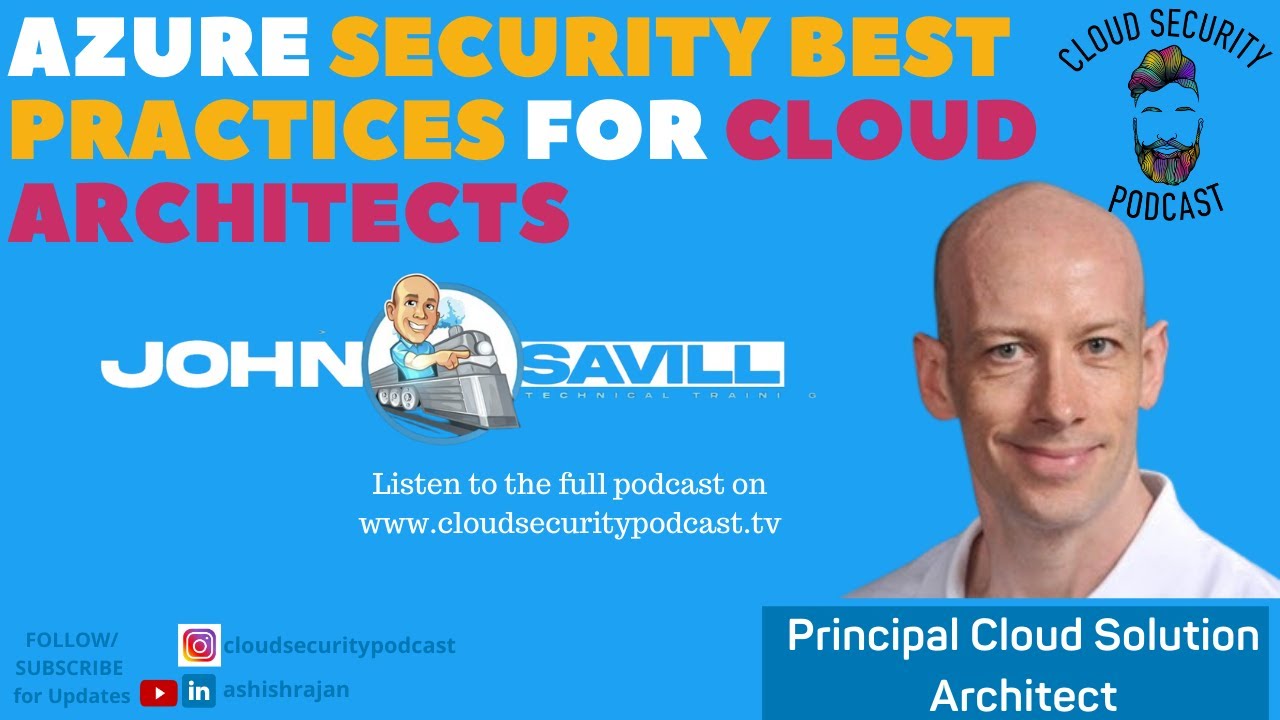 AZURE SECURITY BEST PRACTICES FOR CLOUD ARCHITECTS - YouTube